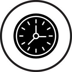 Wall Clock Icon Style