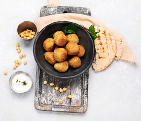 Chickpeas falafel