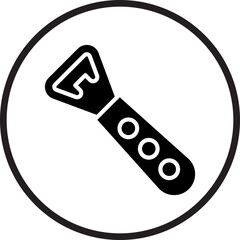 Bottle Opener Icon Style