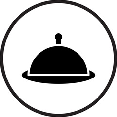 Obraz premium Platter Icon Style