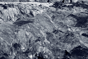 Glacier Solheimajökull near SKogar.