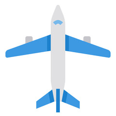 plane flat icon