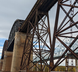 Fototapeta premium Bridge over Hudson Waters