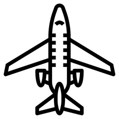 plane outline icon