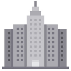 skyscraper flat icon