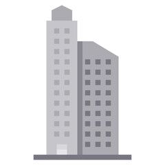 skyscraper flat icon