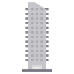 skyscraper flat icon