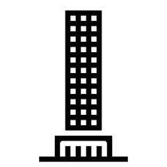 skyscraper glyph icon