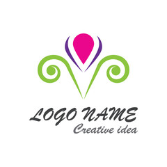 Beauty Florist Botanical Flower Vector Design