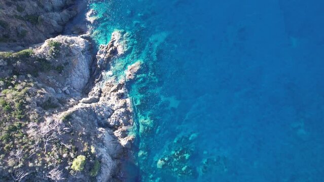 Top down above the Var coast