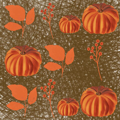 halloween seamless background
