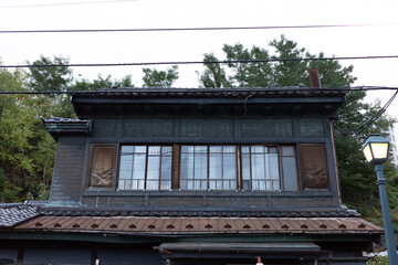 日本の北海道小樽市の古くてとても美しい建物