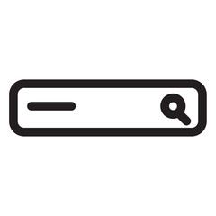 bar data find magnifying research search server icon