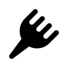 Tinting Brush Vector Icon