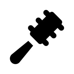 Radial Brush Vector Icon 