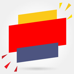 Ribbon Label Banner Purple Design Template Colorful Vector Ribbon Banners. Set of Ribbons Banners with Label, Tag and Quality Badges. Banners set and colorful Ribbon simple flat design