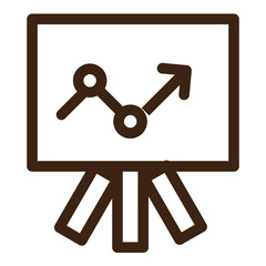 board chalk lecture monitor projector screen stand icon