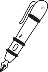 Hand Drawn cute pen illustration