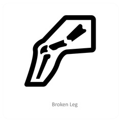 broken leg