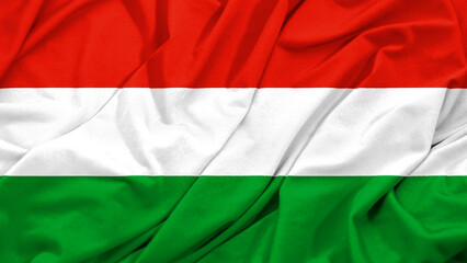 Obraz premium Hungary Flag Waving Background Image 