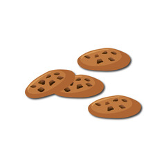 Fototapeta premium chocolate cookie