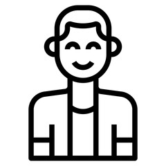 avatar outline icon