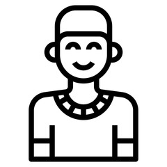 avatar outline icon