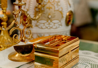 Accessories for the baptism of a child