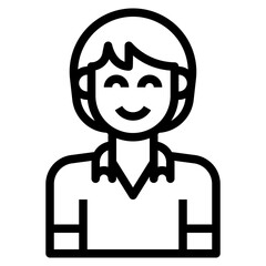 avatar outline icon