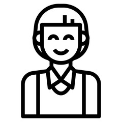 avatar outline icon