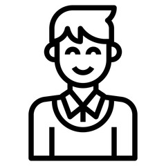 avatar outline icon