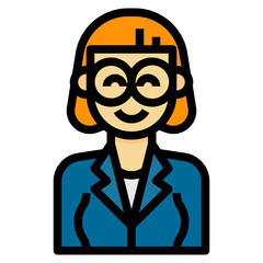 avatar filled outline icon