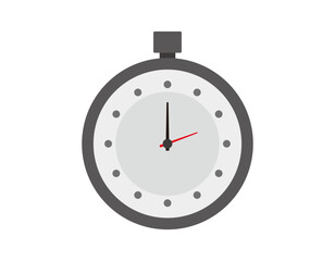 Vector illustration of a mechanical stopwatch.