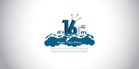 Vector illustration of India Vijay Diwas banner