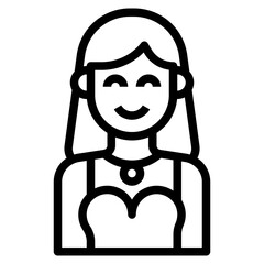 avatar outline icon