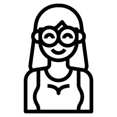 avatar outline icon