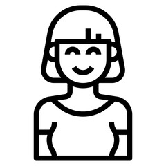 avatar outline icon