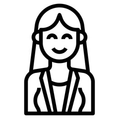avatar outline icon