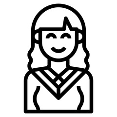 avatar outline icon