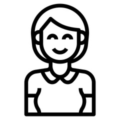avatar outline icon