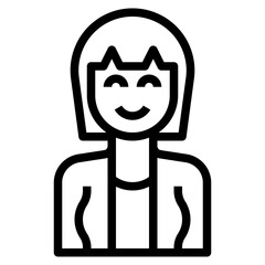 avatar outline icon