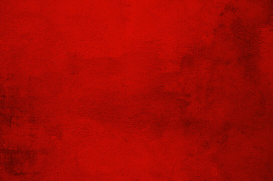 Red wall grunge background texture