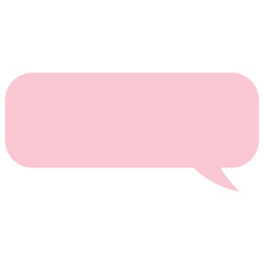 Pastel speech bubble rounded rectangle