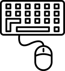 Input devices Vector icon which is suitable for commercial work and easily modify or edit it
