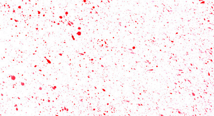 Farbtropfen in rot auf weißem Hintergrund