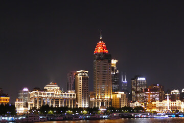 Fototapeta na wymiar Shanghai bei Nacht