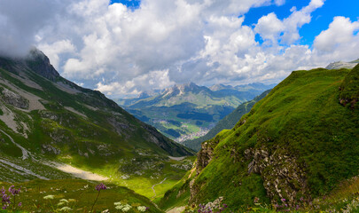 Obraz premium Zürs am Arlberg / Lechquellengebirge. Vorarlberg (Österreich) 