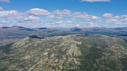 plateau et montagne au centre de la Norvège Hardangervidda	
