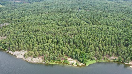 sur les bords du lac Mälar (Mälaren) en Suède	