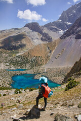 Trekking to the beautiful Alauddin Lakes, Fann Mountains, Tajikistan